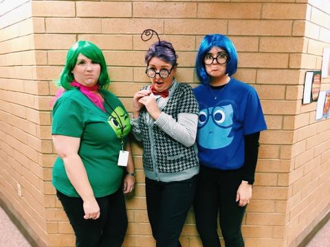 4th grade teachers as inside out characters.