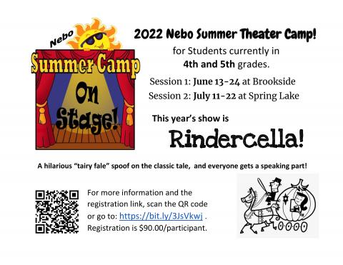 Nebo summer camp flyer