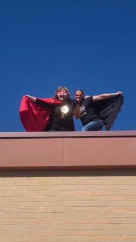 Mrs. Peery and Miss Green, our super heros