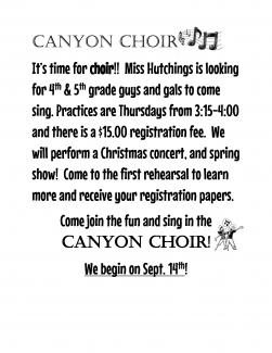 Canyon Choir