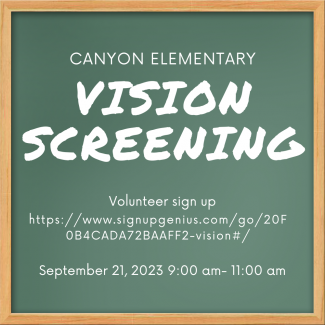 vision screen sign up